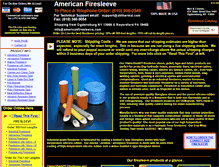 Tablet Screenshot of americanfiresleeve.com